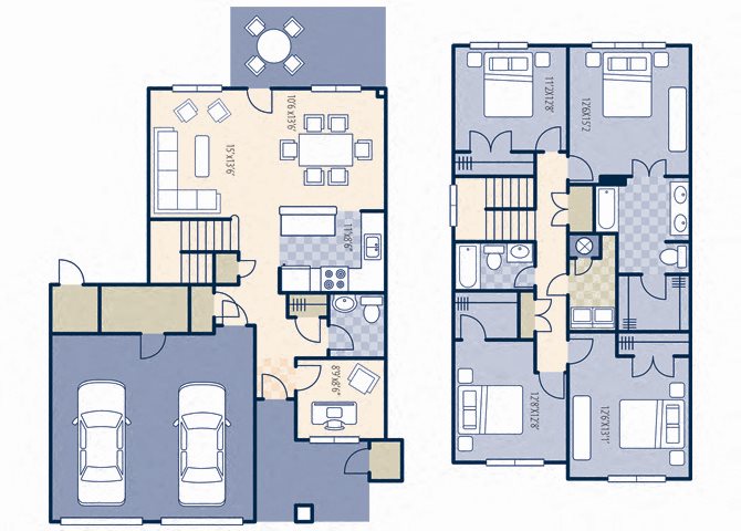 Floor Plans Fort Carson Family Homes Rental Homes in